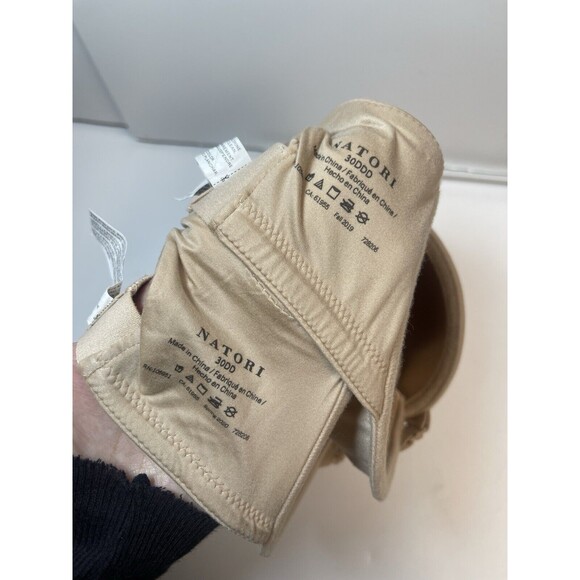 Natori Euphoria Racerback Bra In Cafe Nude Sz 30DD & 30DDD NEW - Picture 7 of 8